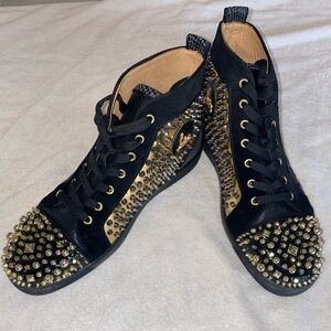 Christian Louboutin spike sneakers
